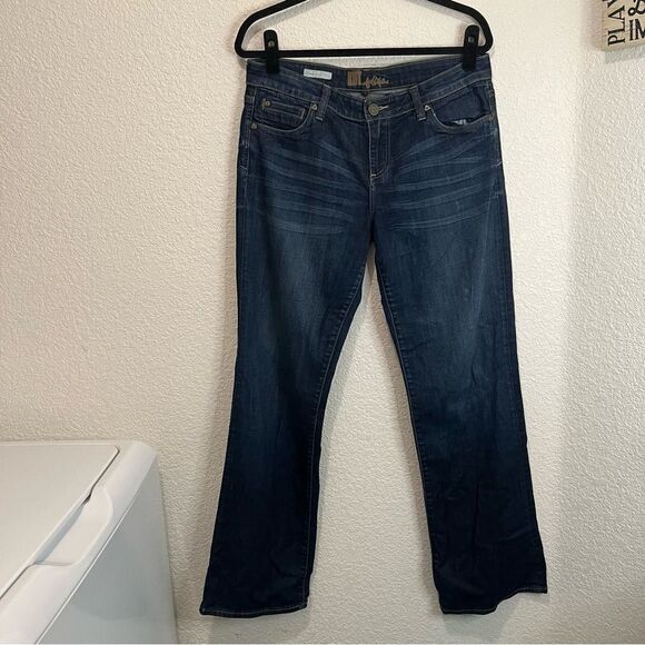 Kut From the Kloth Jeans Women's Size 8 Jackie Boot Cut Dark Wash Mid Rise - Picture 11 of 11